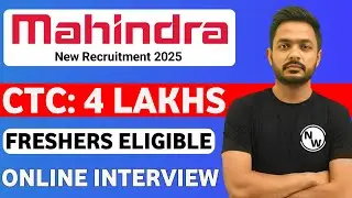 Mahindra Recruitment 2025 | Freshers | Job Vacancy 2025 | Latest Mnc Jobs | Mnc Jobs 2025