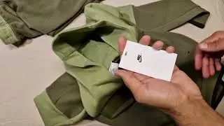 Nike Tech Fleece Alligator Medium Olive Khaki - Unboxing | Review | Detailed Look