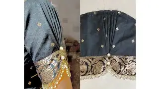 #संक्रांत स्पेशल#ब्लॅक ब्लाउज डिझाईन#