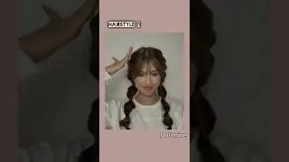 3 Aesthetic Korean two braids hairstyle for school.✨🦋#viral #hairstyle #like #comments #subscribe