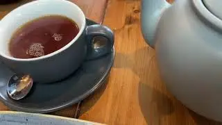 Yorkshire tea simmering with teapot