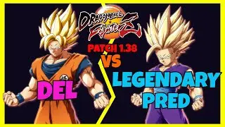DBFZ - DEL vs LEGENDARYPRED games (Blue Vegeta, Beerus, SSJ Goku vs Teen Gohan, Labcoat 21, Trunks)