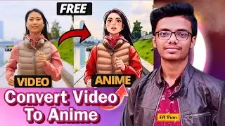 How to Convert Normal Video to Anime 😳| Video to Cartoon Converter AI