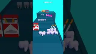 Tooth Run 😁 31 Level Gameplay Walkthrough | Best Android, iOS Games #shorts