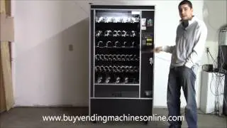 Automatic Products 123 Snack vending machine led lights new paint free shipping