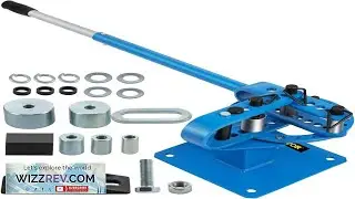 VEVOR YP 9 Manual Bench Top Compact Bender Pipe Bending Machine 7 Dies