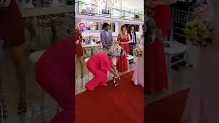 Bride's Shoe Mishap Causes Wedding Day Drama #shorts
