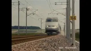 TGV Atlantique : 515.3 km p/h on 18 May 1990 | TGV Atlantique: 515.3 km p/u op 18 mei 1990