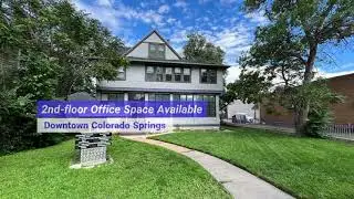 2nd floor Downtown Colorado Springs Office Space for Rent Free Parking Utilities Hardwood Floors