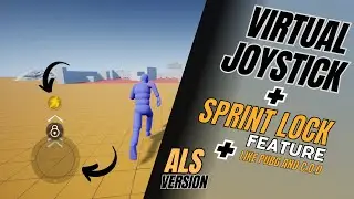 ALS + VIrtual joystick + Auto sprint System | Unreal Engine - 5