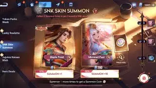 How Many Tokens for SNK Blessed Skins | Nakoruru & Ukyo Tachibana | Honor of Kings Gacha Skin Event