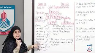 Class 8 - English - Unit 2 - Lecture 80 - The Wonderful Horse - Allied Schools