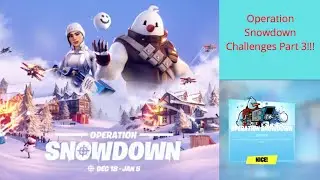 Operation Snowdown Quests Part 3!