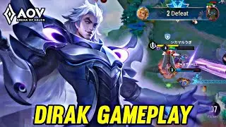 AOV : DIRAK GAMEPLAY | IN MID LANE - ARENA OF VALOR LIENQUANMOBILE ROV