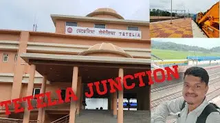 Tetelia Junction।। কাৰেণ্টত ট্ৰেইন চলিব।। মজা বনাইছে🚃🚃