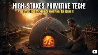 A High Stakes Primitive Technology Experiment Begins When My Clay Structure Starts Cracking During F