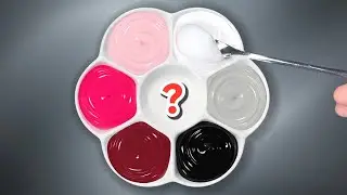 How You Can Create 7 Beautiful Colors From Neon Pink, White And Black 