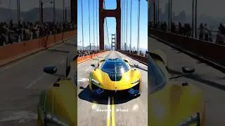 When a Supercar Starts Flying Over San Francisco 🚀#supercar #futuristiccars #nextgencars