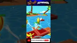 Banana Emote Fight Battle #stumbleguys #shorts