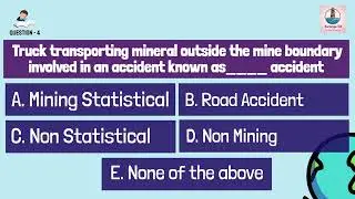 MCQ series in Mining | Mines Legislation | Suranga Oli