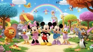 🐭🌈 Mickey & Minnie&rsquo;s Magical Zoo Adventure | 32-Minute Fun Story for Kids 🦁🐘