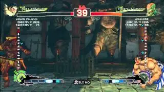 VeGeta Pouance [Honda] vs orkanONE [Dhalsim] SSF4 Arcade Edition
