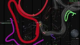Slither.io: Solo 100K with freeze