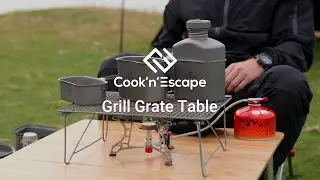 Cook'n'Escape Titanium Folding Campfire Grill Setup CA2201