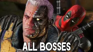 Deadpool - All Bosses / Boss Fights & Ending