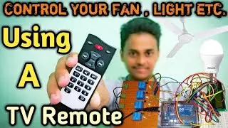 #Project_Hub ||Control FAN and LIGHT using TV Remote || Part-1 ||