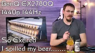 BEST Gaming Monitor Under $500??? - BenQ EX2780Q 1440p Monitor Review