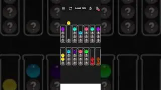 Ball sort color water puzzle level 145