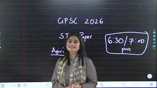 STI 2026 | Paper solution at 6:30  pm 5 Jan 2026 | Shruti Panchal GPSC 12 Rank 9