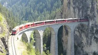 Mit dem Bernina Express von Chur nach Tirano - Vom Fr&uuml;hling in den Winter und zur&uuml;ck