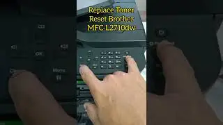 HOW To RESET Replace Toner for Brother MFC-L2710dw #shorts #pinoytechs