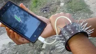 How to make a breslet phone charger using body heat