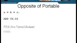 Assembly Language Training: Part 1 (3 of 3) - Introduction (Opposite of Portable)