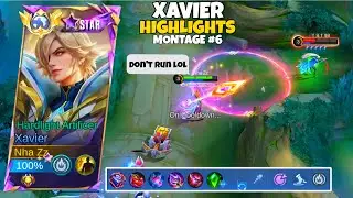 XAVIER POWER ONE SHOT MONTAGE #6 MOBILE LEGENDS