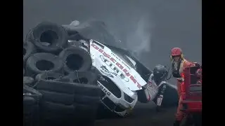 2019 Big Machine Vodka 400 - Brad Keselowski HARD Crash - Call by IMS