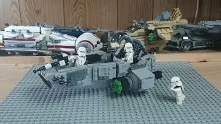 Lego Star wars review of set 75100 First Order Snowspeeder from 2015
