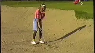 Spenglergolf: Simone's Lehrfilm  Bunkerschlag
