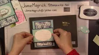 Stampin'Up! Oval Ocassions time to Celebrate card tutorial