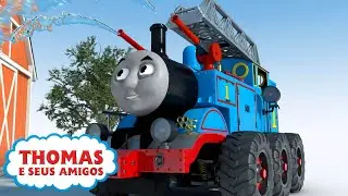 Thomas o Trem de Resgate | Compilação | Desejos mágicos de aniversário do Thomas | Desenho Animados