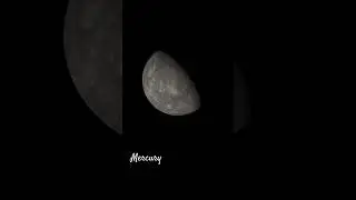 Mercury day see through my telescope 🔭 + AI #mercury #moon #isro #plants