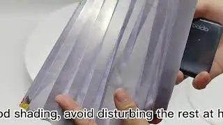 Characteristic test for Temporary Self Adhesive Retractable blind curtains