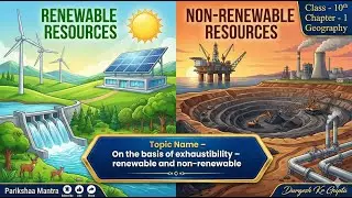 Class 10 | Resources and Development | Renewable and Non-Renewable Resources | UP Board #upboard