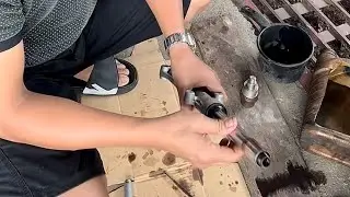 DIY replace fork oil seal and dust seal motovlog💯✅.#tips #diy #viralvideo #motovlog 