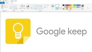 How to draw the Google Keep logo using MS Paint | How to draw on your computer