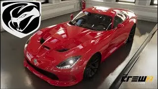 The Crew 2 — DODGE VIPER GTS — настройка, гонка на максимальной скорости, обзор