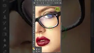 Short Photoshop Tutorial_ Turn Normal Glasses into Sunglasses easily.#shorts  #photoshop shorts